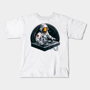 Dj Astronaut Kids T-Shirt